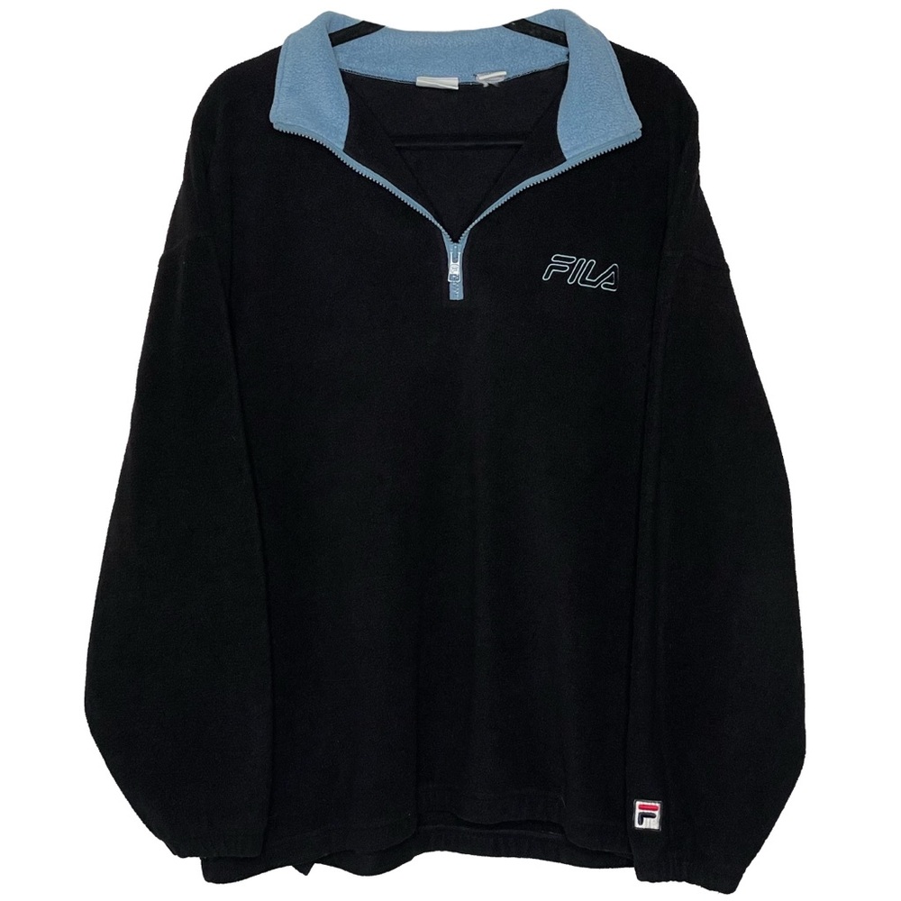 Vintage Fila Half Zip Fleece Pullover Sweater